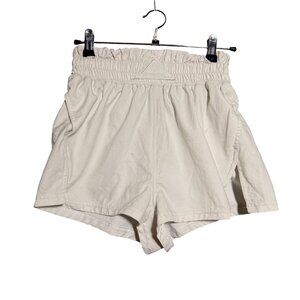 Free People FP Movement Pull on the Way Home Shorts Women XS White Running